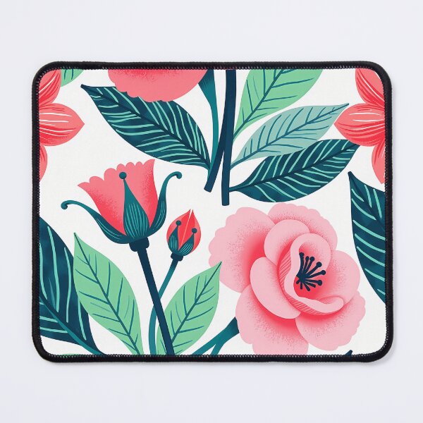 Item preview, Contemporary floral pattern designed and sold by LuOtero.