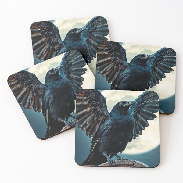 Item preview, Celtic Raven and Moon designed and sold by Skye Ryan-Evans.