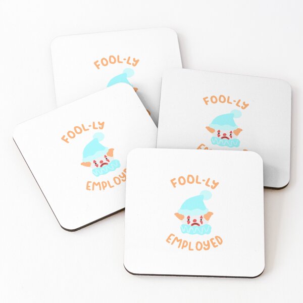 Item preview, Fool-ly Employed Clown Sticker designed and sold by unkvlt.