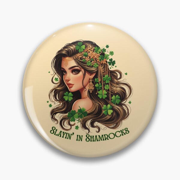 Item preview, Slayin' in Shamrocks designed and sold by LyssasMindArt.