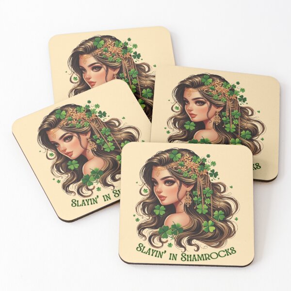 Item preview, Slayin' in Shamrocks designed and sold by LyssasMindArt.