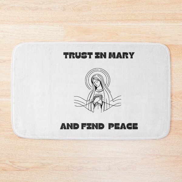 Item preview, Trust in Mary and Find Peace designed and sold by ComeToKnowMary.