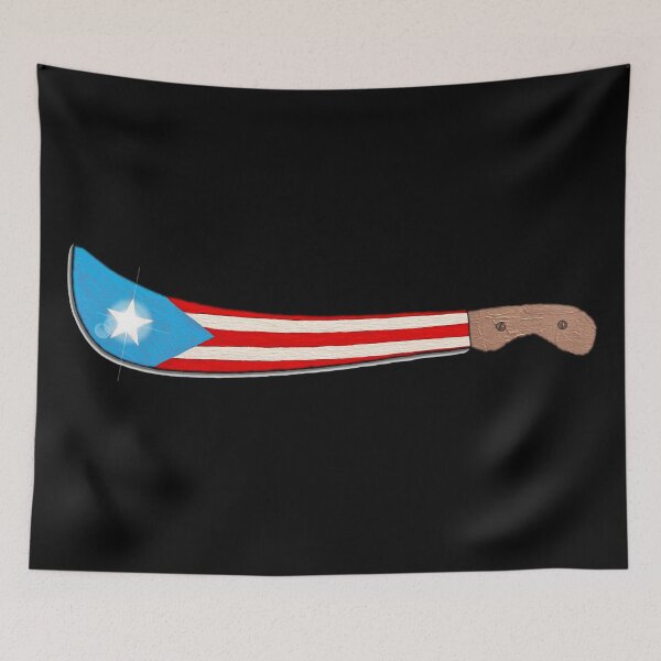 Item preview, Machete puertorriqueño con bandera puertorriqueña designed and sold by SoLunAgua ..