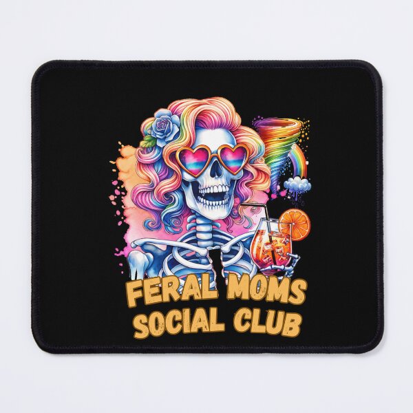 Item preview, FERAL MOMS SOCIAL CLUB, FUNNY GIFT FOR CRAZY MOMS  designed and sold by FelkMariShop.