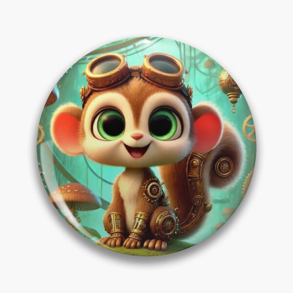 Item preview, Steampunk Squirrel Monkey designed and sold by Sillytoe.