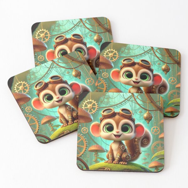 Item preview, Steampunk Squirrel Monkey designed and sold by Sillytoe.