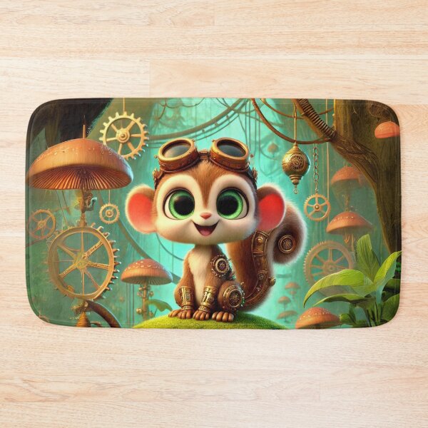 Item preview, Steampunk Squirrel Monkey designed and sold by Sillytoe.