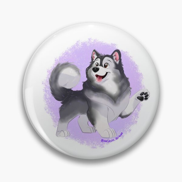 Item preview, Alaskan Malamute (blue/black/grey) designed and sold by mrixondraws.