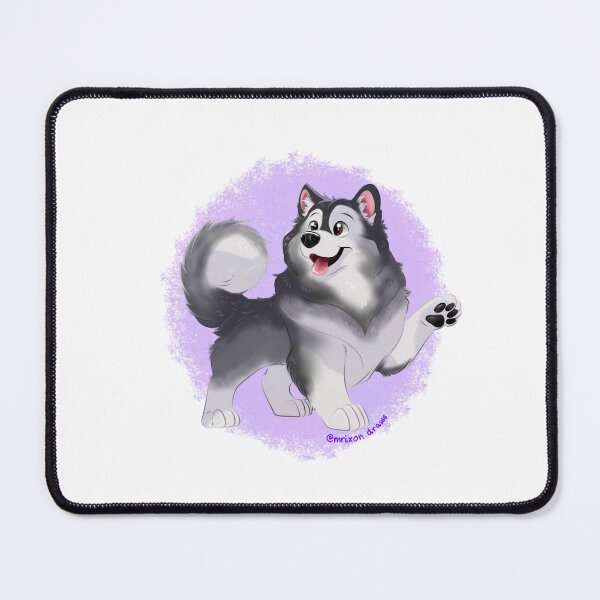 Item preview, Alaskan Malamute (blue/black/grey) designed and sold by mrixondraws.