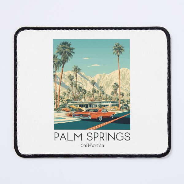Item preview, A Vintage Travel Illustration of Palm Springs - California - United States designed and sold by GoodOldVintage.