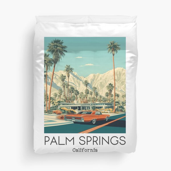 Item preview, A Vintage Travel Illustration of Palm Springs - California - United States designed and sold by GoodOldVintage.