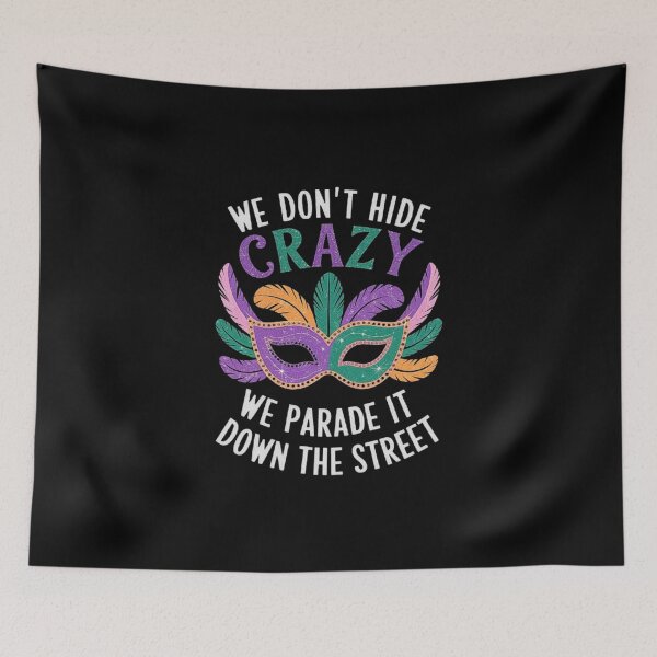 Item preview, Colorful Mardi Gras Mask with Feathers Design designed and sold by love3617.