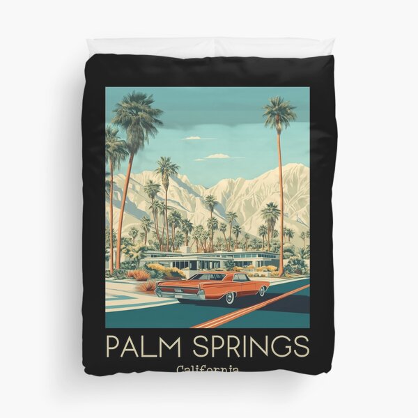 Item preview, A Vintage Travel Illustration of Palm Springs - California - United States designed and sold by GoodOldVintage.