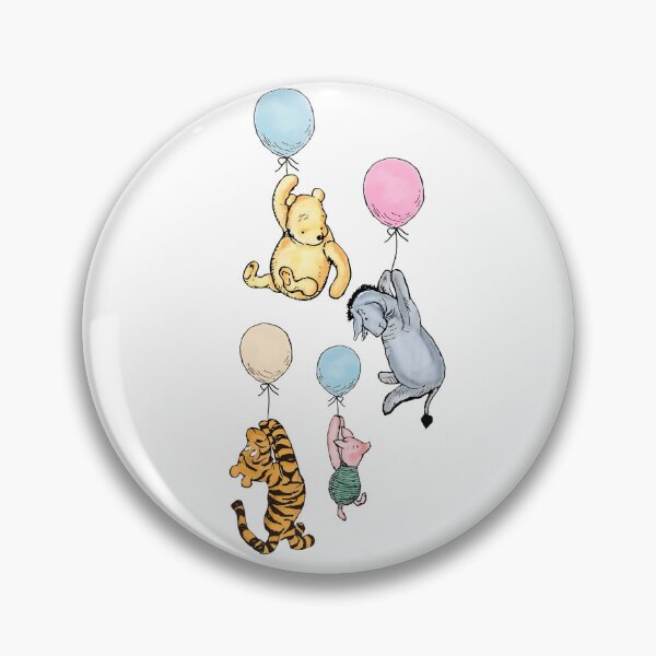 Artikelvorschau, Ballonabenteuer „Winnie und Freunde“ entworfen und verkauft von ColorFlowArt.