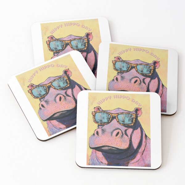Item preview, Have a Hippy Hippo Day designed and sold by XYZish.