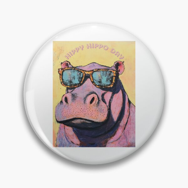 Item preview, Have a Hippy Hippo Day designed and sold by XYZish.