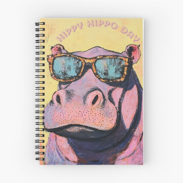 Item preview, Have a Hippy Hippo Day designed and sold by XYZish.