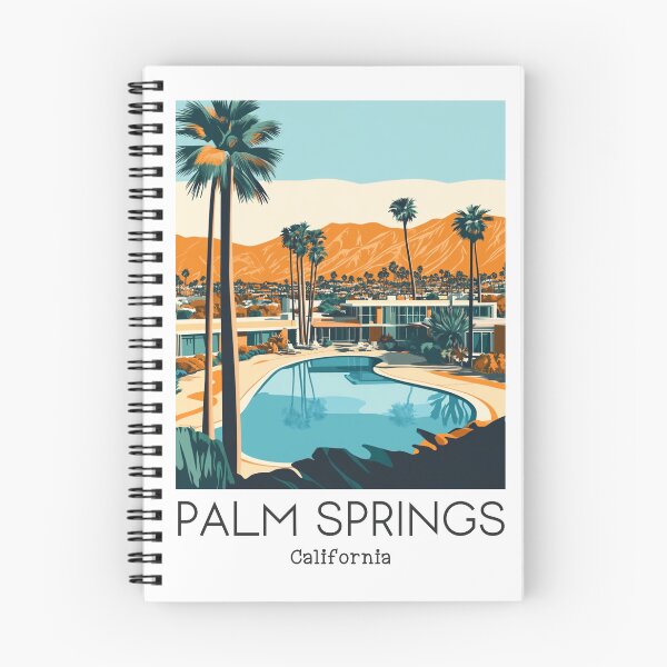 Item preview, A Vintage Travel Illustration of Palm Springs - California - United States designed and sold by GoodOldVintage.