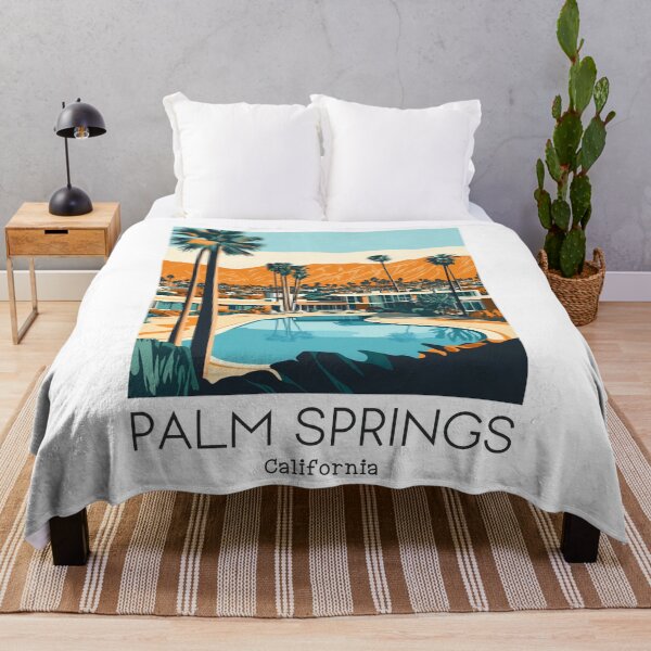 Item preview, A Vintage Travel Illustration of Palm Springs - California - United States designed and sold by GoodOldVintage.