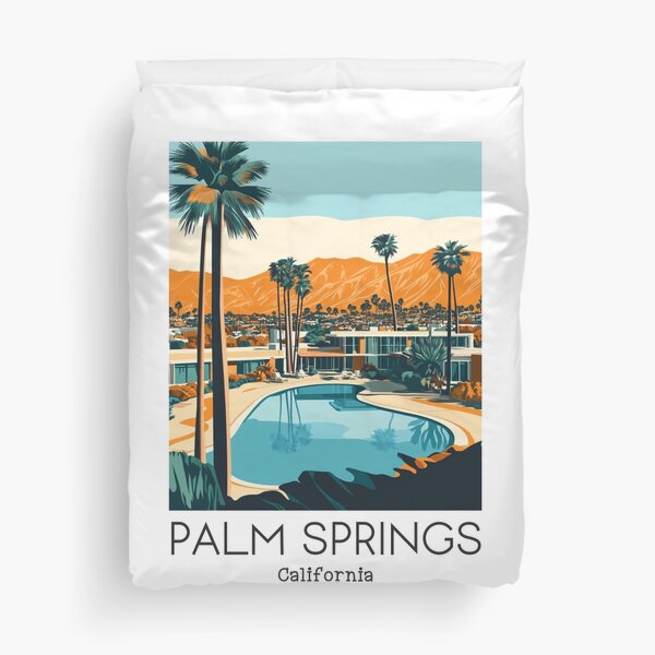 Item preview, A Vintage Travel Illustration of Palm Springs - California - United States designed and sold by GoodOldVintage.