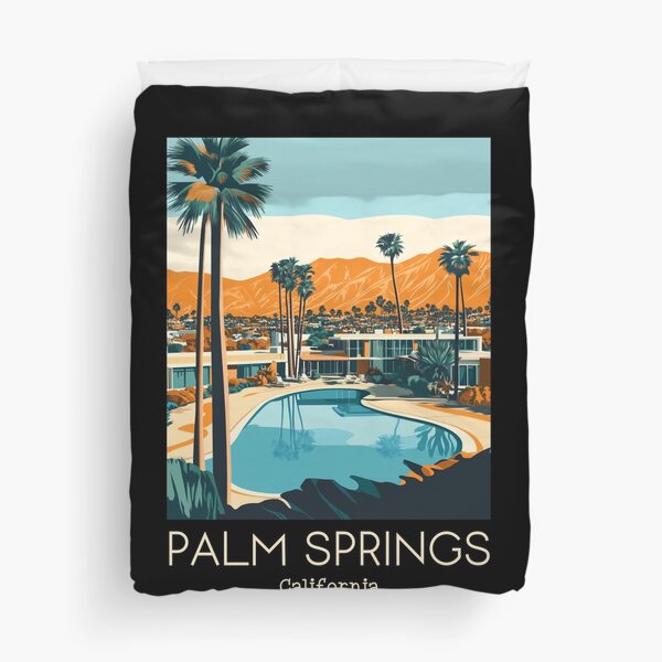 Item preview, A Vintage Travel Illustration of Palm Springs - California - United States designed and sold by GoodOldVintage.