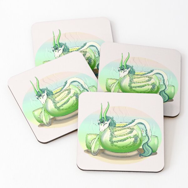 Item preview, Green tea dragon designed and sold by Inkhandsloreheart.