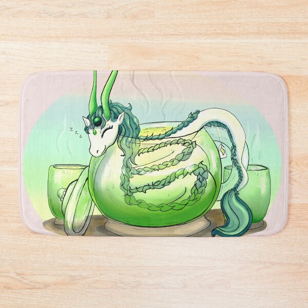 Item preview, Green tea dragon designed and sold by Inkhandsloreheart.