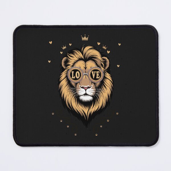Item preview, Royal Lion Love Art | Majestic Valentine Design designed and sold by cabana.space.