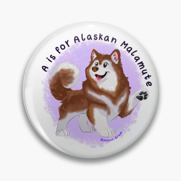 Item preview, A is for Alaskan Malamute (Red)  designed and sold by mrixondraws.