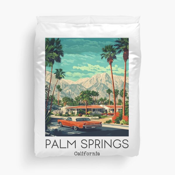 Item preview, A Vintage Travel Illustration of Palm Springs - California - United States designed and sold by GoodOldVintage.