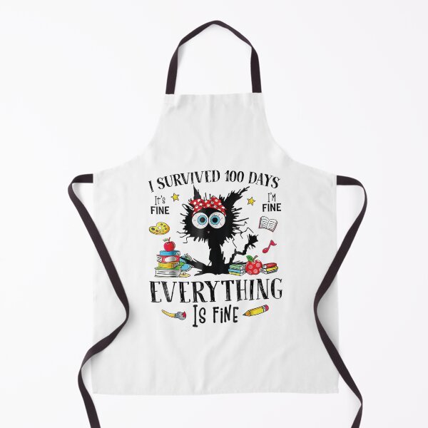 Item preview, Cute 100 Days Of School Laughing Chibi Cat designed and sold by iam8lu3.