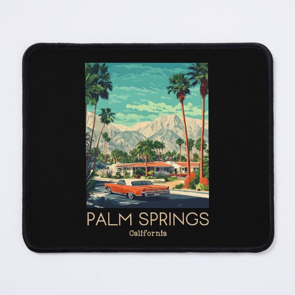 Item preview, A Vintage Travel Illustration of Palm Springs - California - United States designed and sold by GoodOldVintage.
