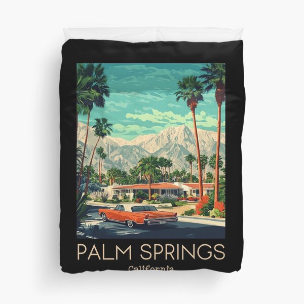 Item preview, A Vintage Travel Illustration of Palm Springs - California - United States designed and sold by GoodOldVintage.