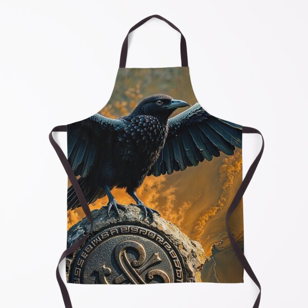 Item preview, Young Raven and Rune Stone designed and sold by Skye Ryan-Evans.