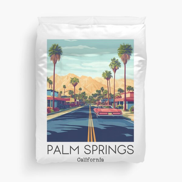 Item preview, A Vintage Travel Illustration of Palm Springs - California - United States designed and sold by GoodOldVintage.