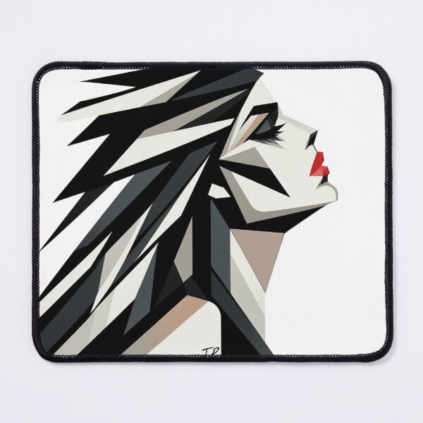 Item preview, Cubist Female Head in Profile designed and sold by jumapa.
