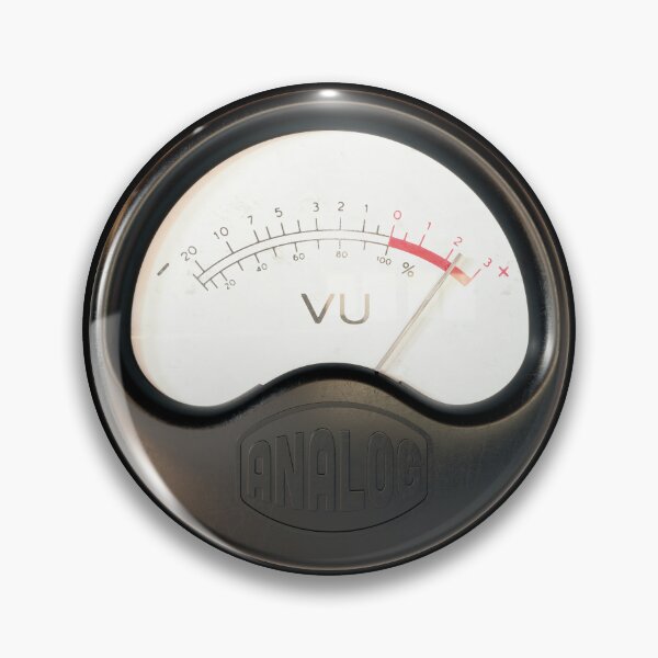 Artikelvorschau, analoges VU-Meter entworfen und verkauft von jomi.amsterdam.