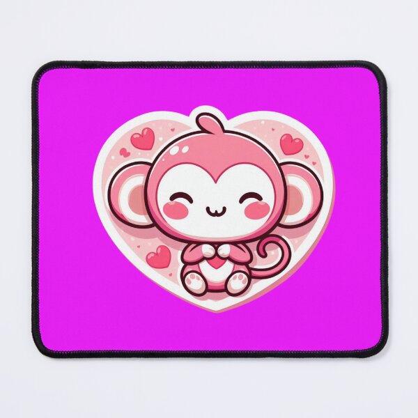 Item preview, Happy Pink Monkey designed and sold by ArtistEmbrace.