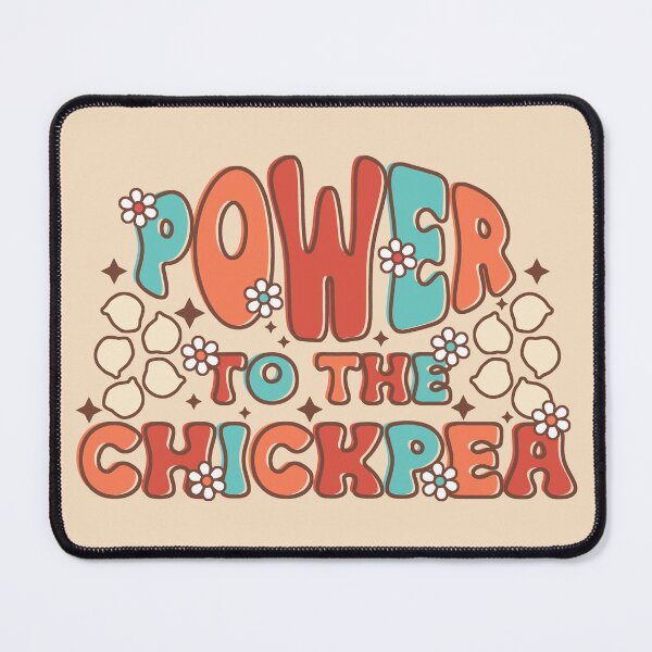 Item preview, Power to The Chickpea Lover Groovy Garbanzo Bean designed and sold by creative321.