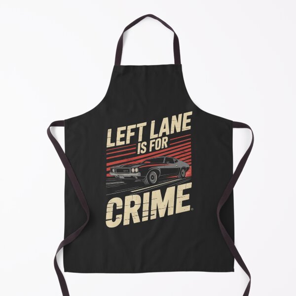 Item preview, Left Lane Crime Retro Style Art designed and sold by TeeGrit.