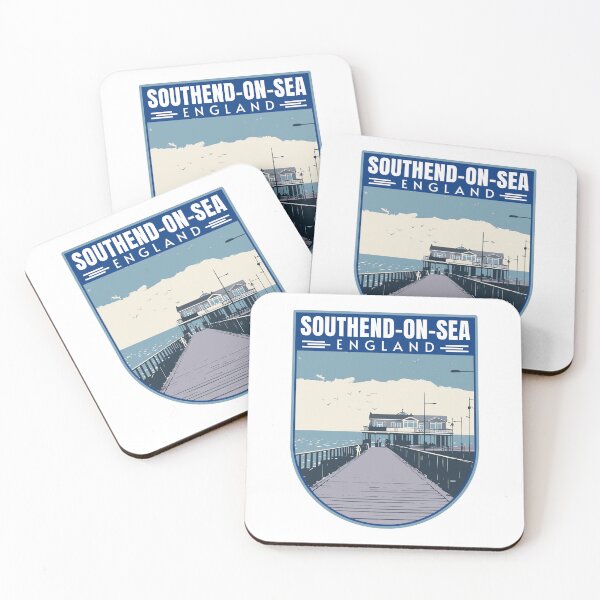 Item preview, Southend-on-Sea in Essex in England Retro Travel Art Emblem designed and sold by MaateoDesign.