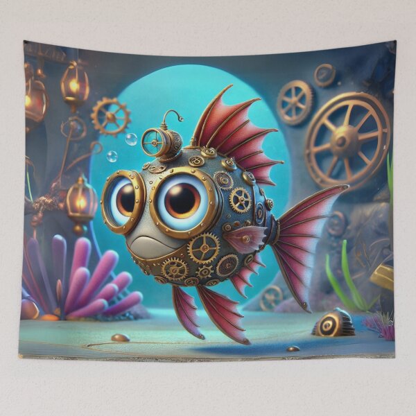Item preview, Steampunk Stargazer Fish designed and sold by Sillytoe.