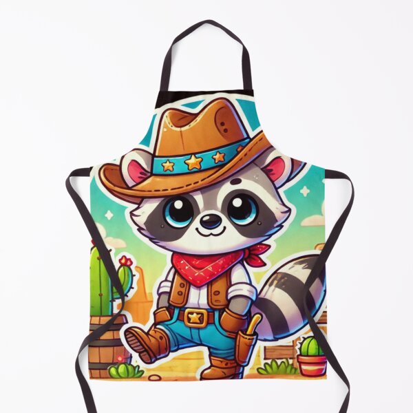 Item preview, Cowboy Raccoon - cute cactuses designed and sold by DamioPolArt.