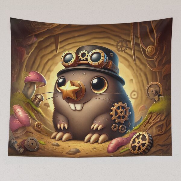 Item preview, Steampunk Star-Nosed Mole designed and sold by Sillytoe.