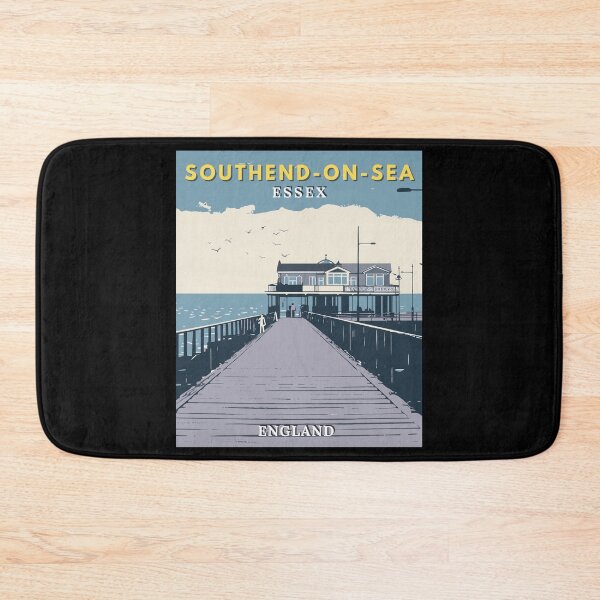 Item preview, Southend-on-Sea in Essex England Retro Travel Art Emblem designed and sold by MaateoDesign.