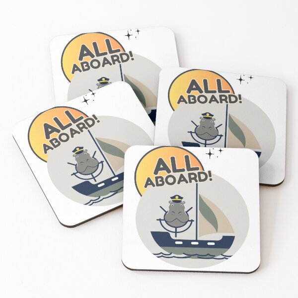 Item preview, An All Aboard Sign designed and sold by SayuriCrafts.