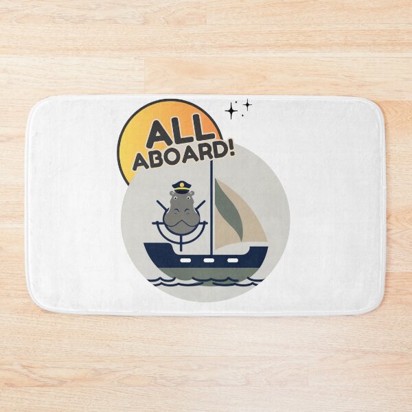 Item preview, An All Aboard Sign designed and sold by SayuriCrafts.