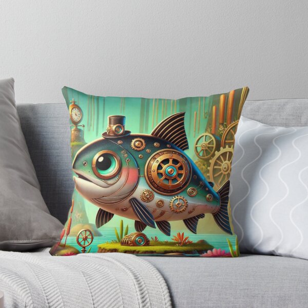 Item preview, Steampunk Steelhead Salmon designed and sold by Sillytoe.