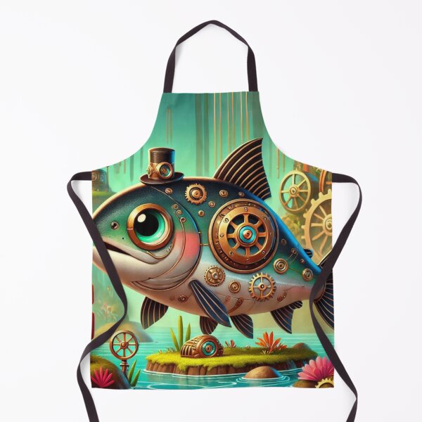 Item preview, Steampunk Steelhead Salmon designed and sold by Sillytoe.