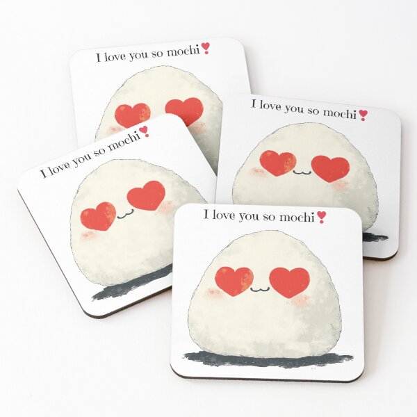 Item preview, I Love You So Mochi - Valentine's Day designed and sold by XYZish.